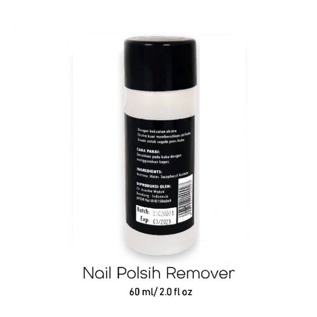 tone nail polish remover aseton penghapus cat kuku kutek kapas pads nail art halal bpom