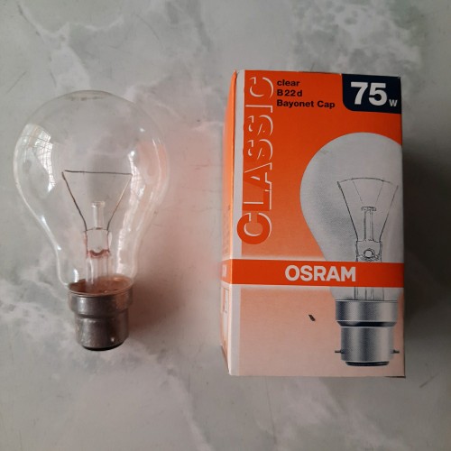 Osram B22 230V 75W atau B22 230V 60W - B22 230V 75W