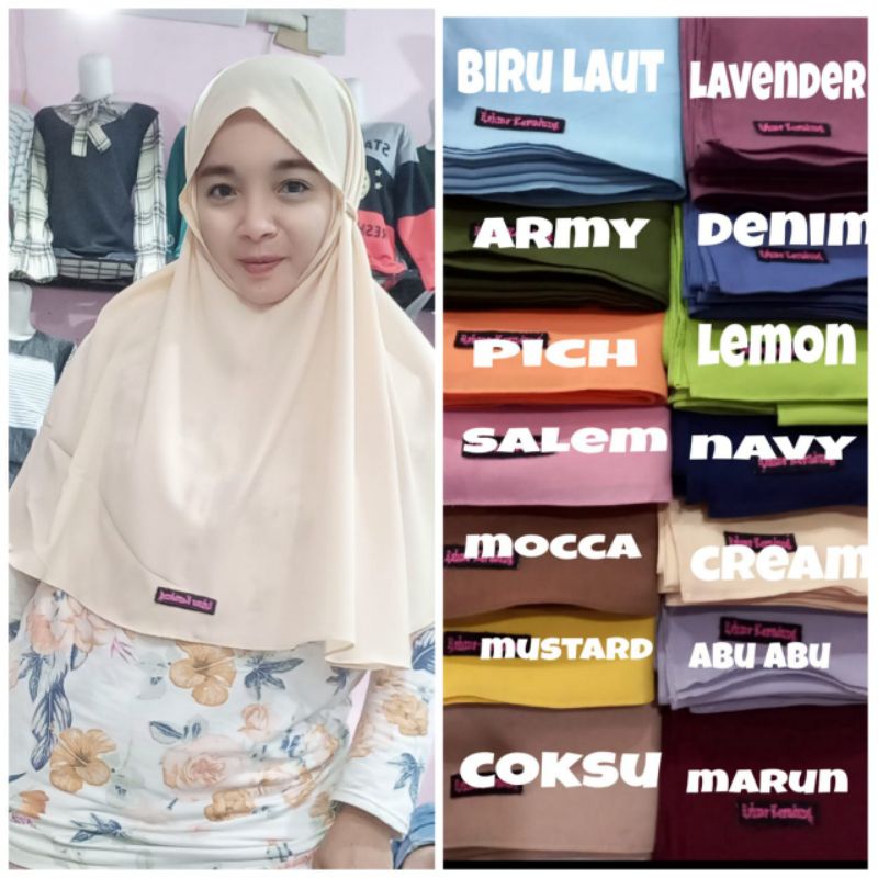 jilbab bergo diamond