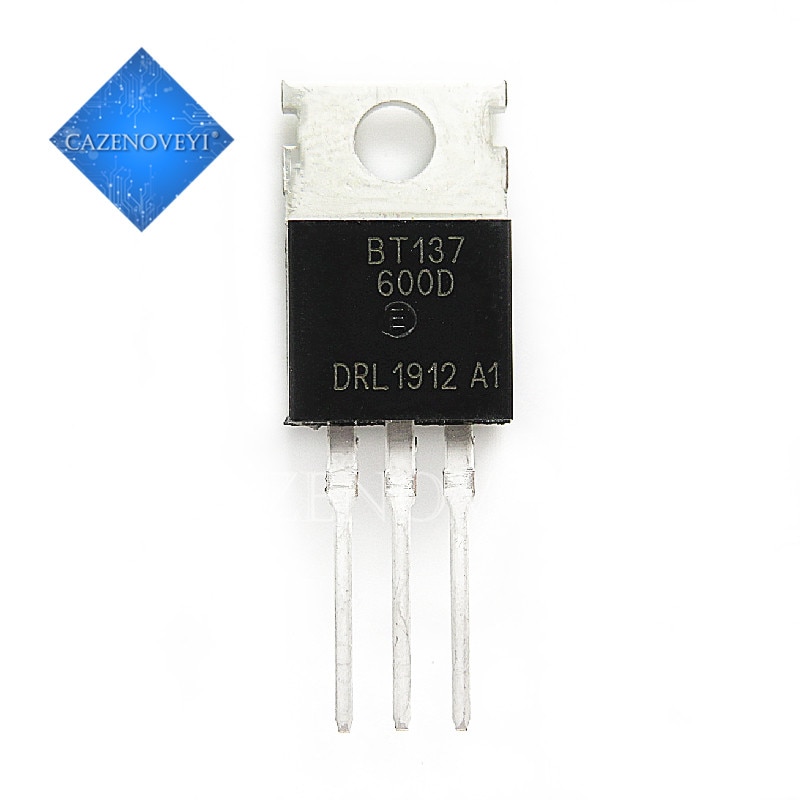 5pcs/lot BT137-600E BT137-600D BT137-600 BT137 8A 600V TO-220 In Stock