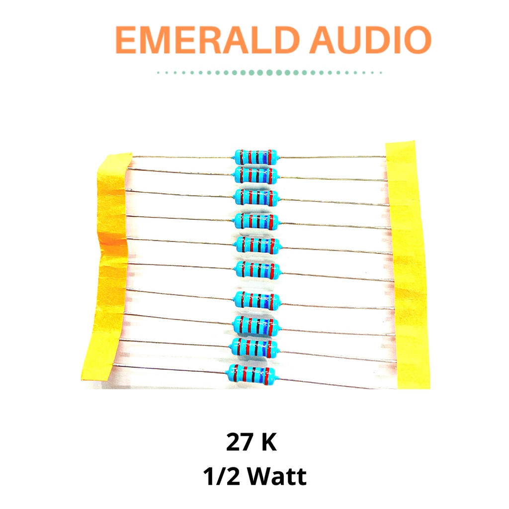 Resistor 27K 1/2 watt