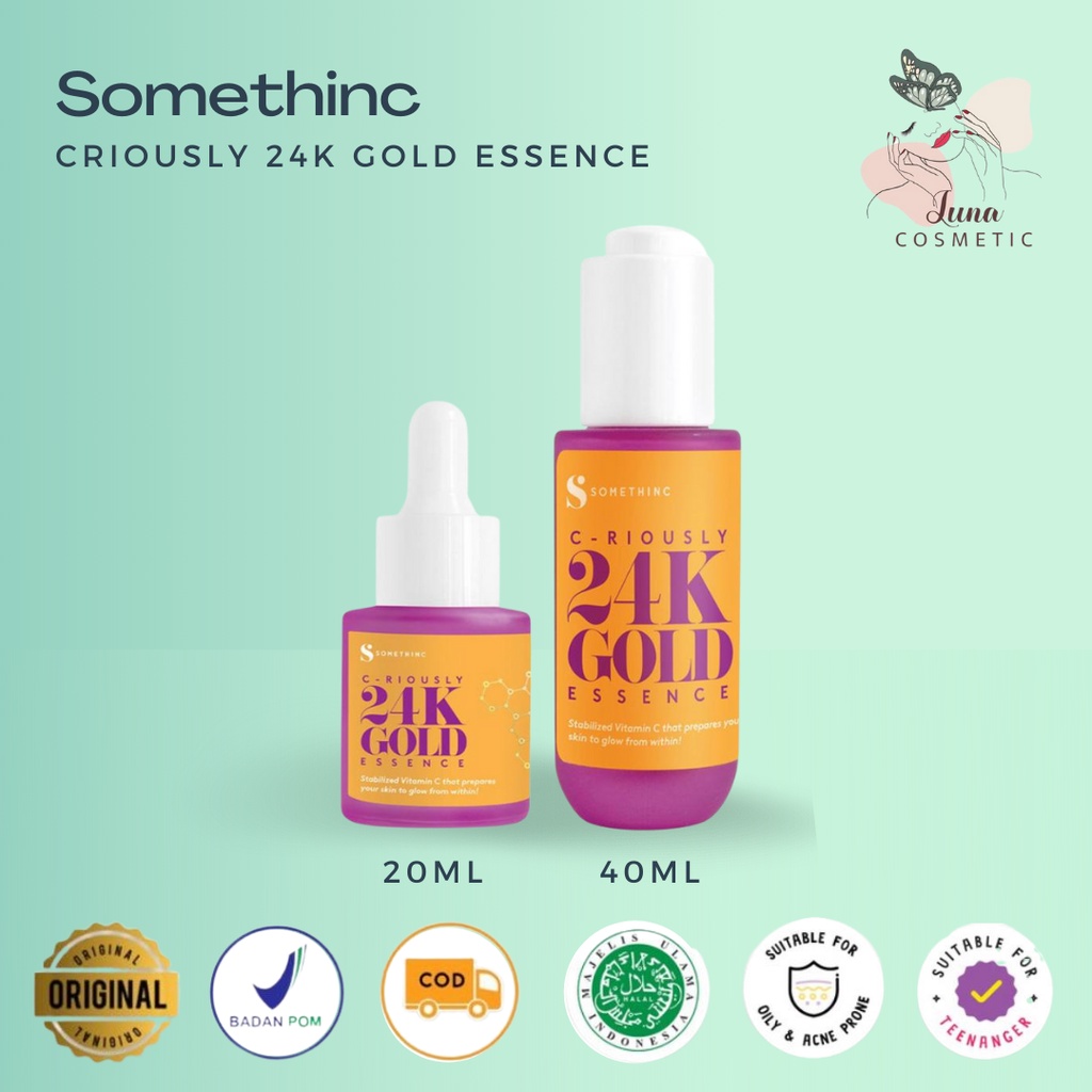 SOMETHINC CRIOUSLY 24K GOLD Essence 20ml 40ml