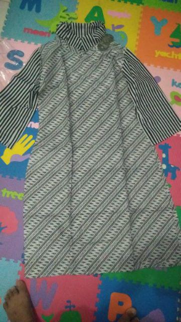 Longcardi Batik Sogan Wahyu Gading Parang Outerwear Cardigan Panjang Vintage Ethnic