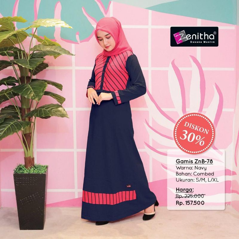 SALE Zenitha Teen Gamis Belia