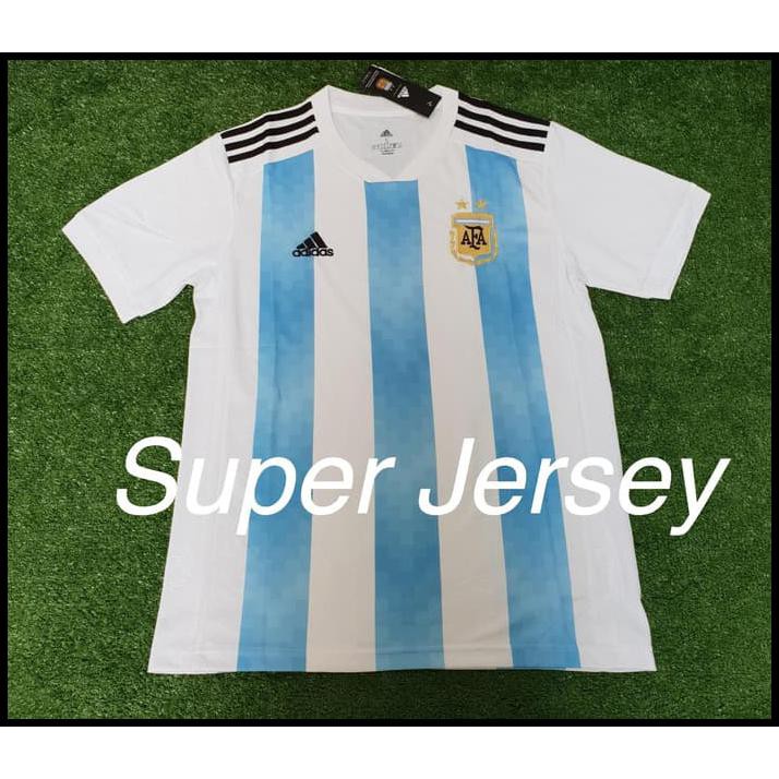 (Diskon) Jersey Grade Ori Argentina Home World Cup 2018
