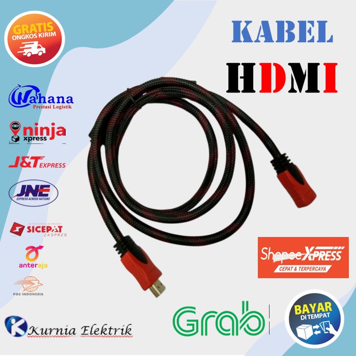 KABEL HDMI STB DVBT2 KE TV DIGITAL KABEL TV DIGITAL JADI JERNIH KUALITAS HD