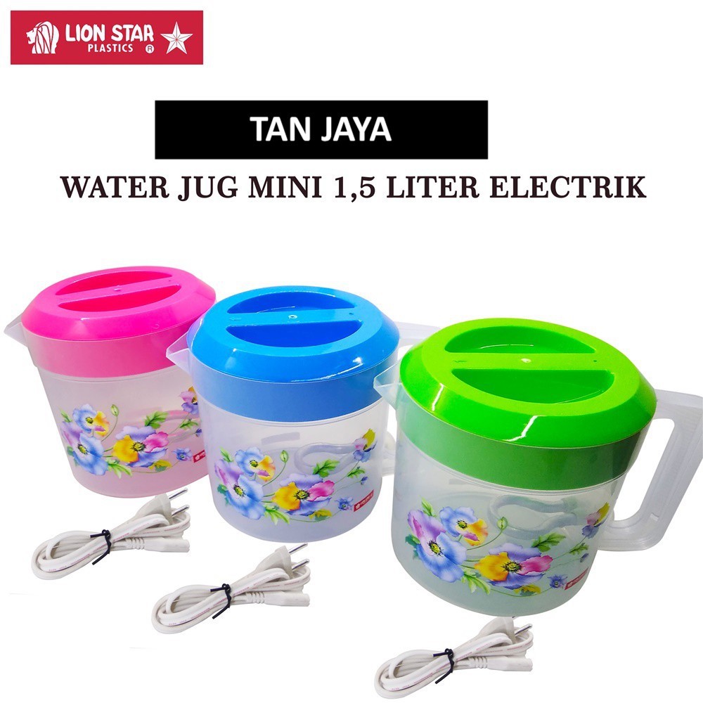 Teko listrik plastik lion star 1,5 liter