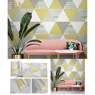 PAKET HEMAT Wallpaper Sticker Dinding Motif SEGITIGA