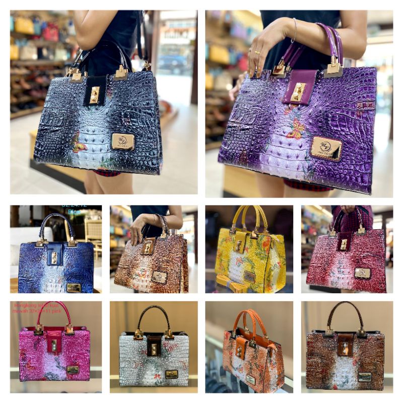 UMANO VERO CROCO/ UMANO TAS IMPORT ORIGINAL / TAS PESTA