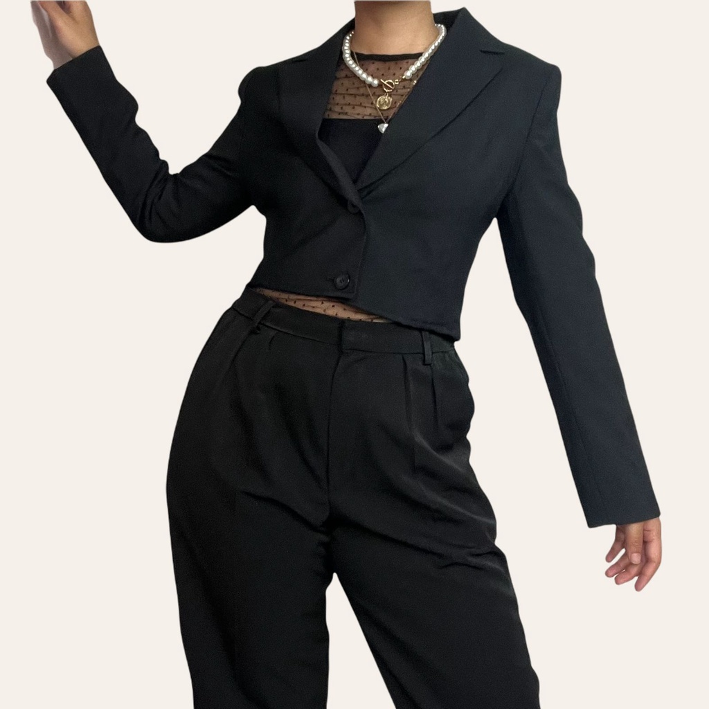 ATELIER SAB CROP BLAZER