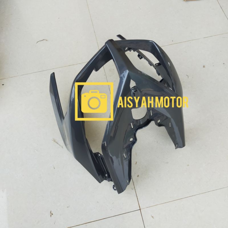 Cover Dasi Tameng Honda Vario CBS Techno Karbu Warna Abu Abu