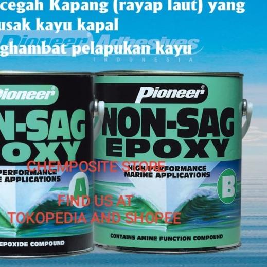 

➦ Pioneer EPOXY NON-SAG 170GR (1SET 2 KALENG = 340GR) / LEM PHILIPINE ✹