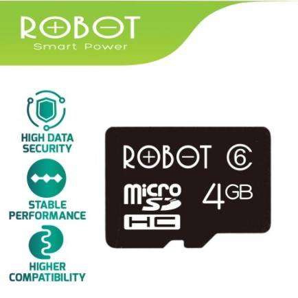 Microsd 4GB Class6 Robot