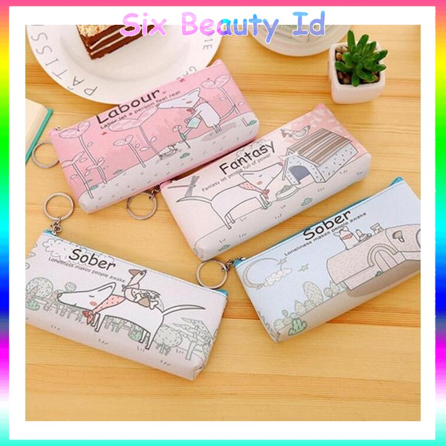 

Unik TP0077 Tempat Pensil Korean Sober Tempat Kosmetik Pouch