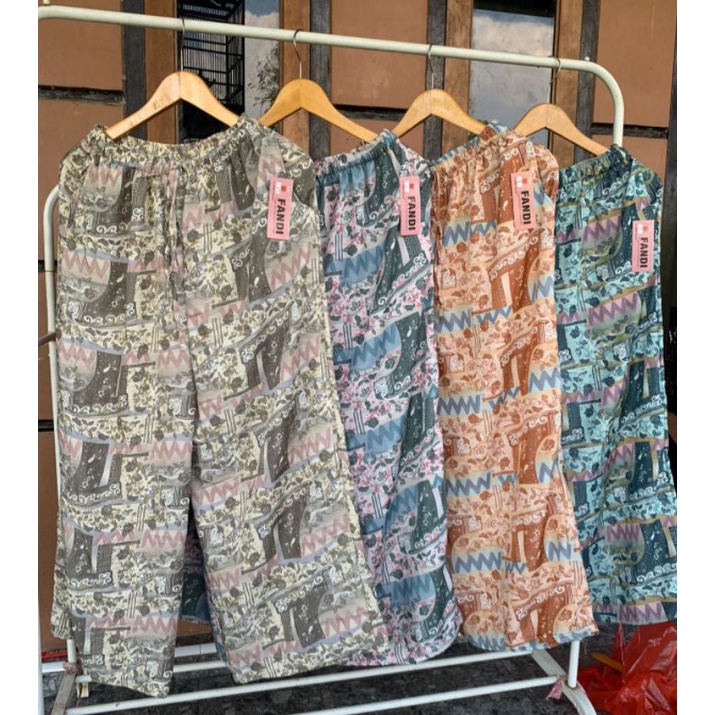 KULOT RAYON MOTIF BUNGA / KULOT RAYON