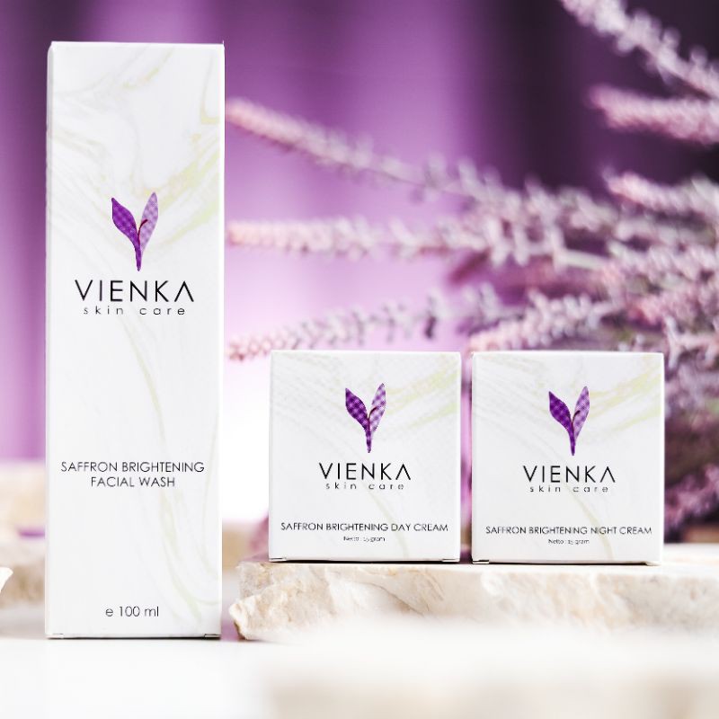 Vienka Skincare Saffron Brightening Series Basic