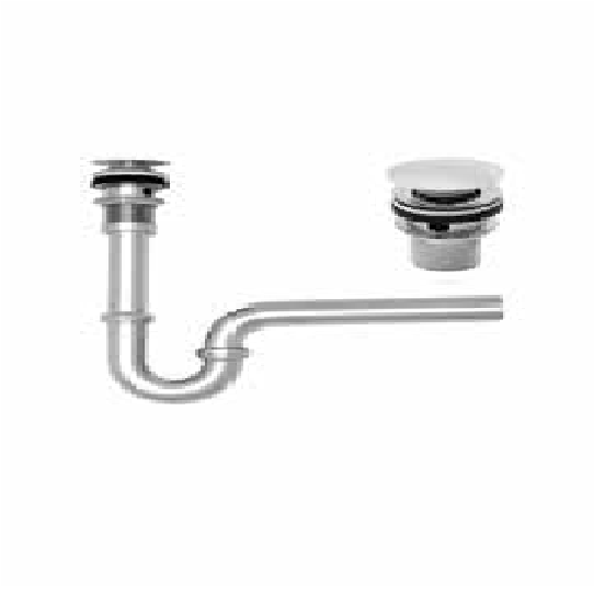 TERMURAH WASSER BTW-004-306 P-TRAP SIPHONE WASTAFEL POP-UP