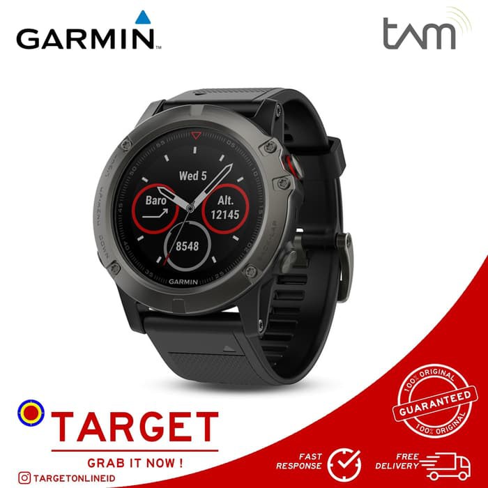 Garmin Fenix 5X Sapphire Slate Grey - Smart Watch
