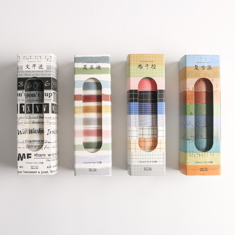 

washi tape set 10 (15mmx2mtr)
