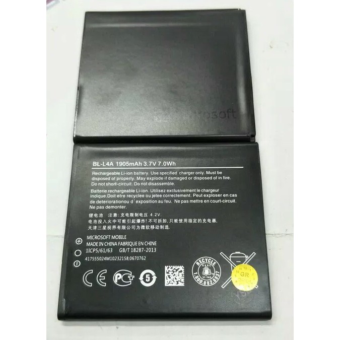 Battery Batre Baterai Nokia Lumia 535 540 Dual 830 BL-L4A BV-L4A BLL4A BVL4A BL L4A BV L4A