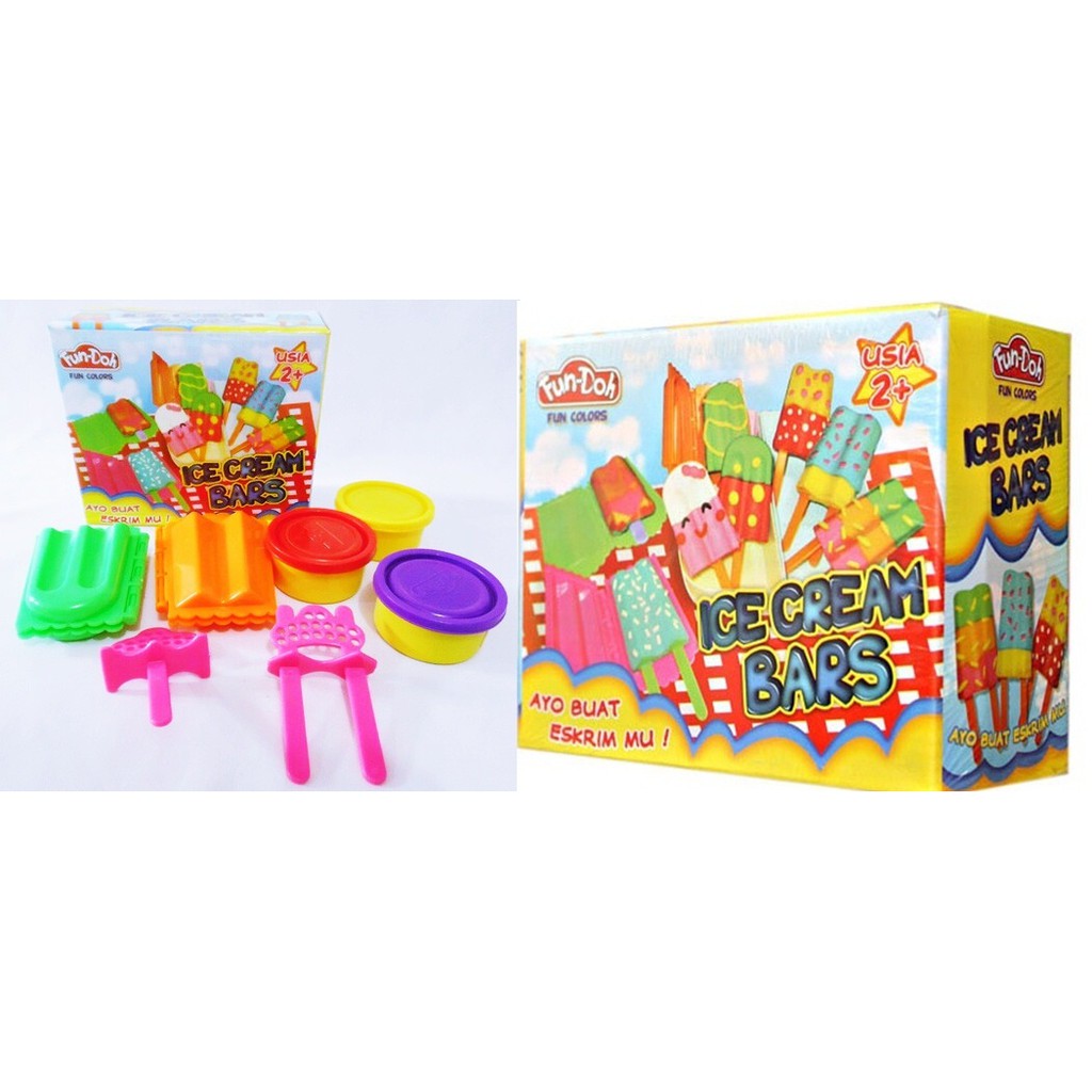 MALAM FUN DOH ICE CREAM BARS ( MAINAN ANAK )