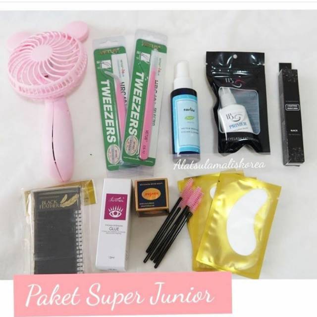 Paket Eyelash EXTENSION SUPER lengkap komplit