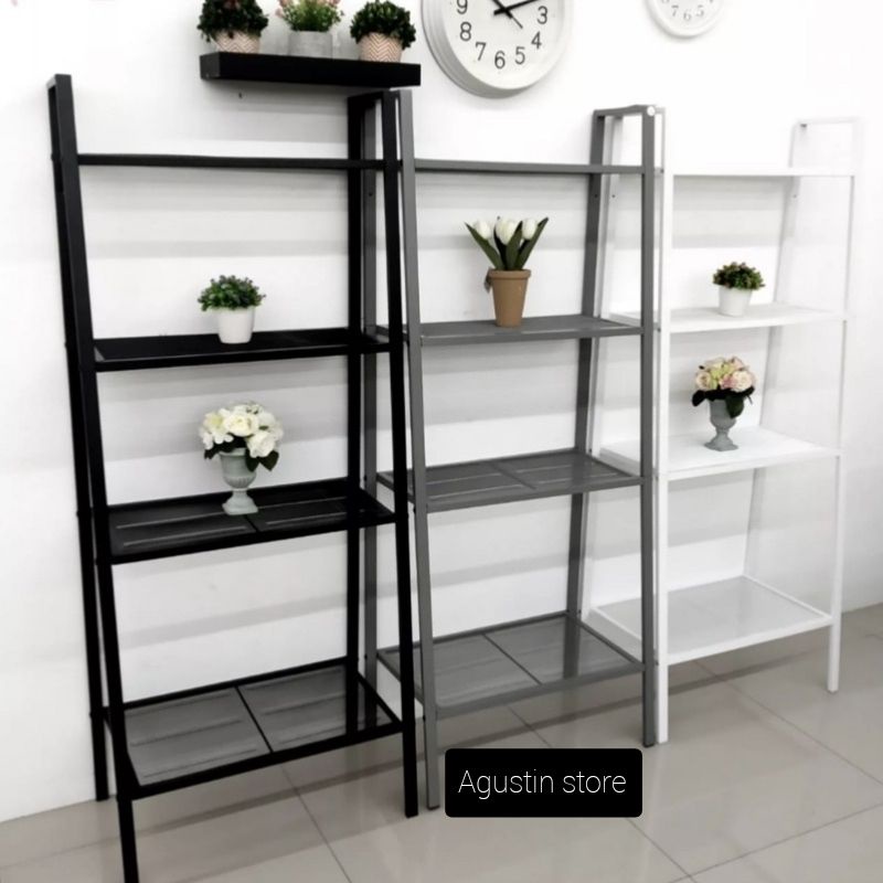 Informa Libie rak besi penyimpanan 4 tingkat