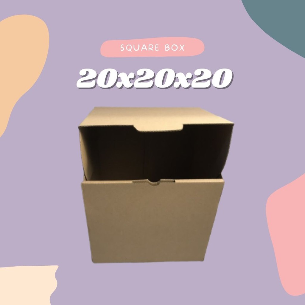 

SQUARE BOX 20x20x20 // PACKING DUS DIE CUT