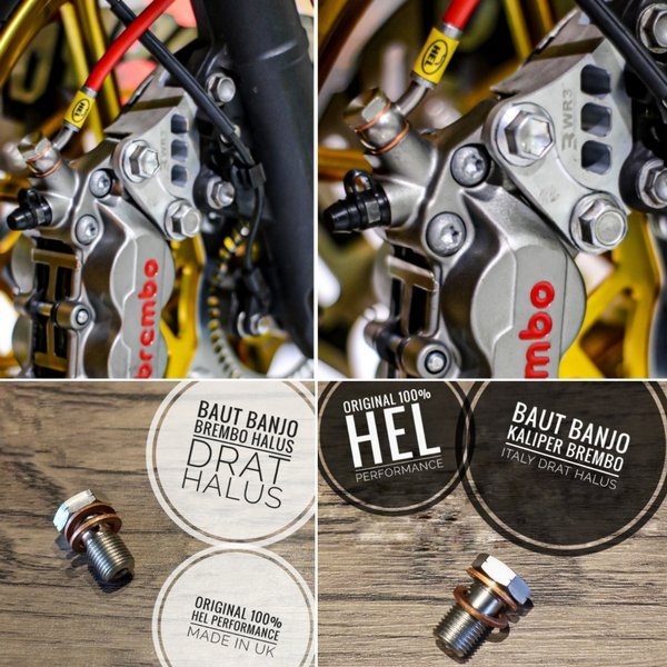 Readyy Baut kaliper Brembo banjo drat halus Brembo baut brembo banjo brembo drat halus baut banjo