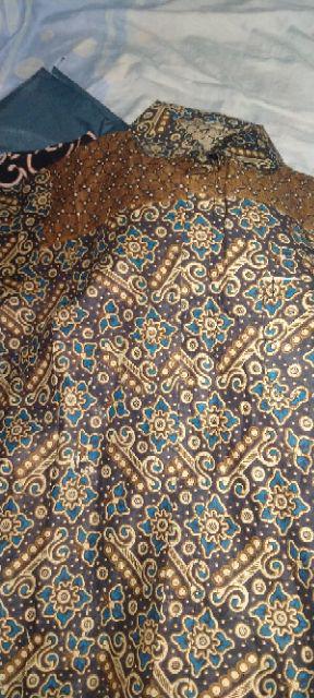 Ahn Kemeja Batik Lengan Pendek/seragam Batik Kantor Pria/kemeja Batik M L Xl Xxl/kemeja Batik Pria