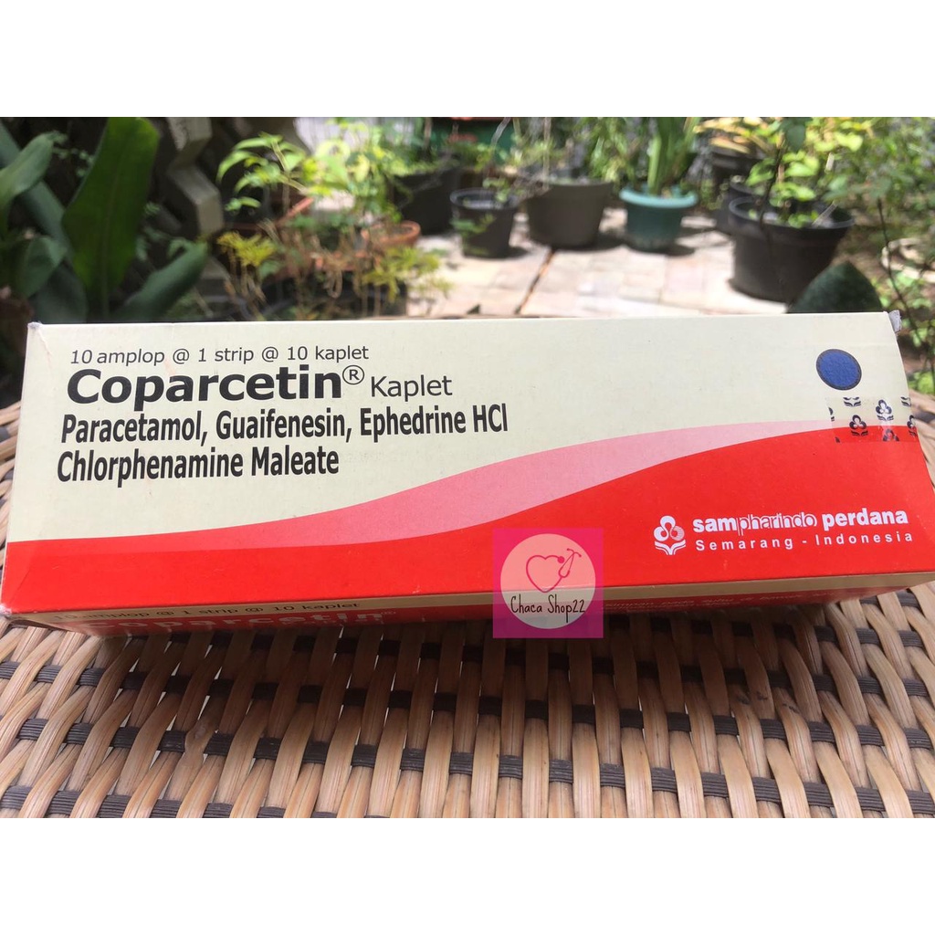 Coparcetin Tablet Strip/ Obat Demam Tablet/ Obat Gejala Flu Tablet/ Obat Batuk Pil/ Obat Flu Tabel/ Obat Sakit Kepala Tablet/ Obat Hidung Tersumbat Tablet - OF8-3