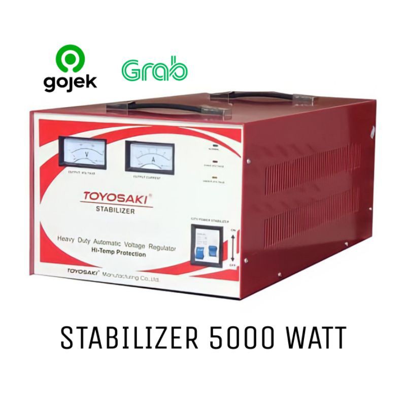 TOYOSAKI STABILIZER SVC-5000N (5000 Watt) TERMURAH, KUALITAS TERBAIK