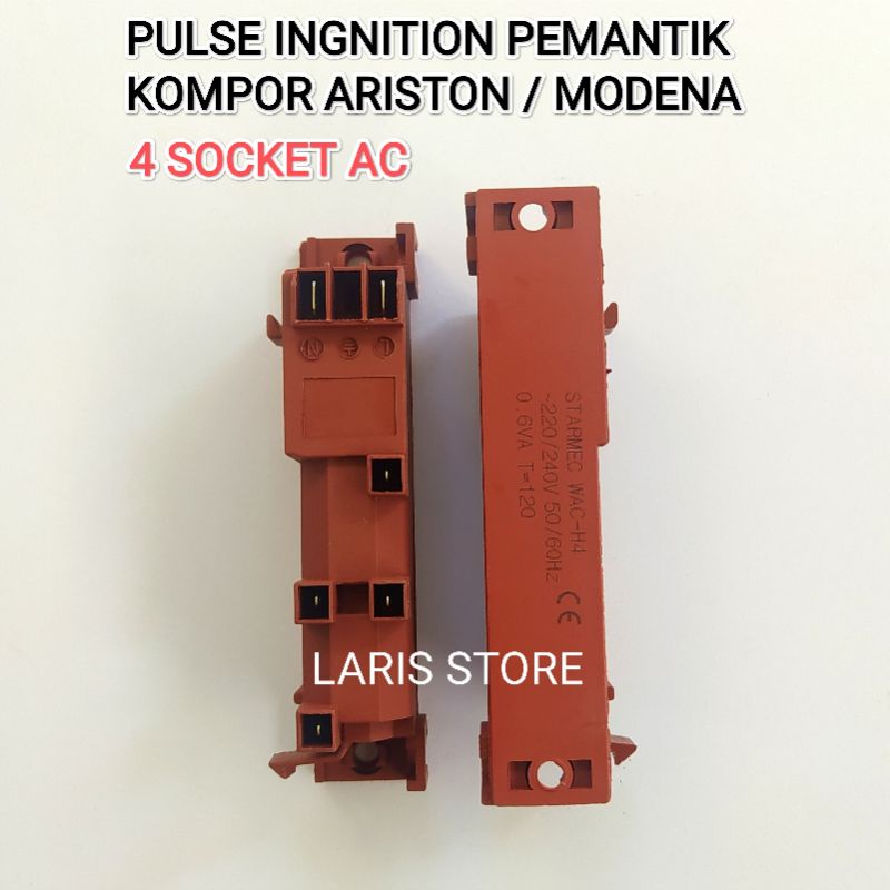 PULSE IGNITION PEMANTIK 4 SOCKET AC 220V KOMPOR GAS ARISTON DLL