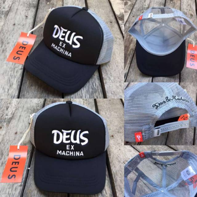 TOPI DEUS EX MACHINA TRUCKER ORIGINAL TOPI PRIA TOPI COWOK TOPI JARING TOPI KEREN TOPI MURAH
