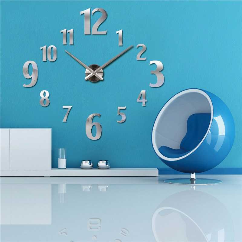 Taffware Jam Dinding Besar DIY Giant Wall Clock 100cm Number - DIY-107