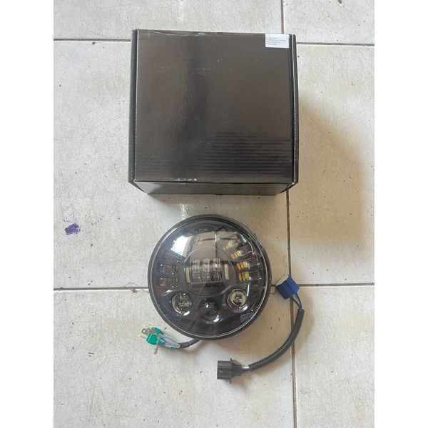 Lampu daymaker 7 inch 7" megapro tiger rx king scorpio ninja vixion