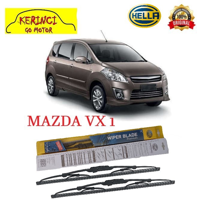 WIPER MAZDA VX1 HELLA PREMIUM 26&quot; &amp; 17&quot; SEPASANG WIPER MAZDA HELLA