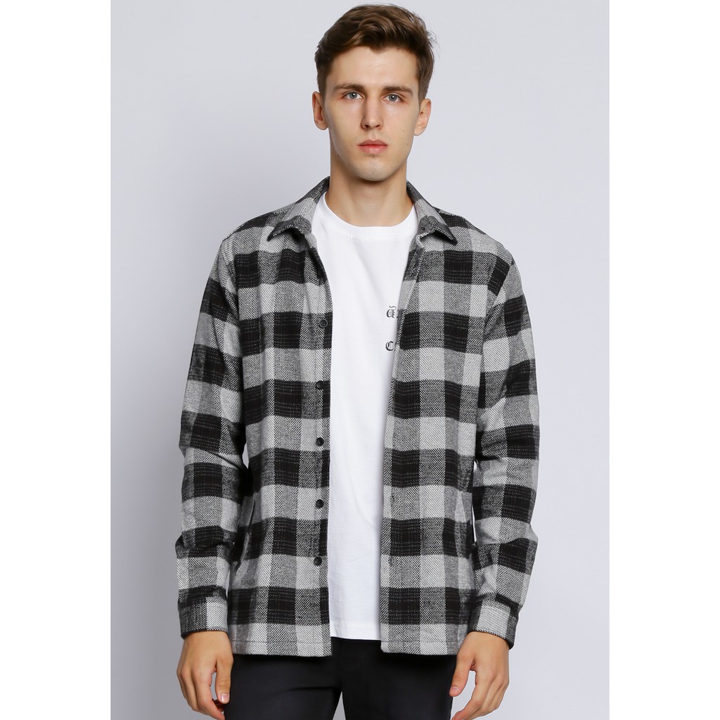 KENT&CREW Jaket Kemeja Pria - C-XHE401-Y5