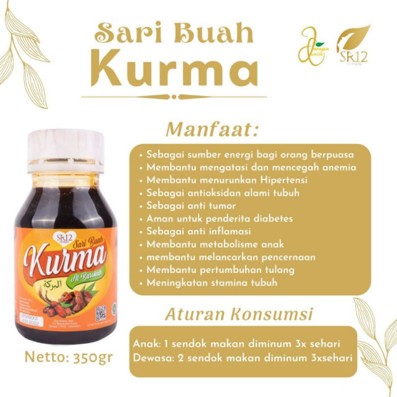 

Sari kurma SR12 350g