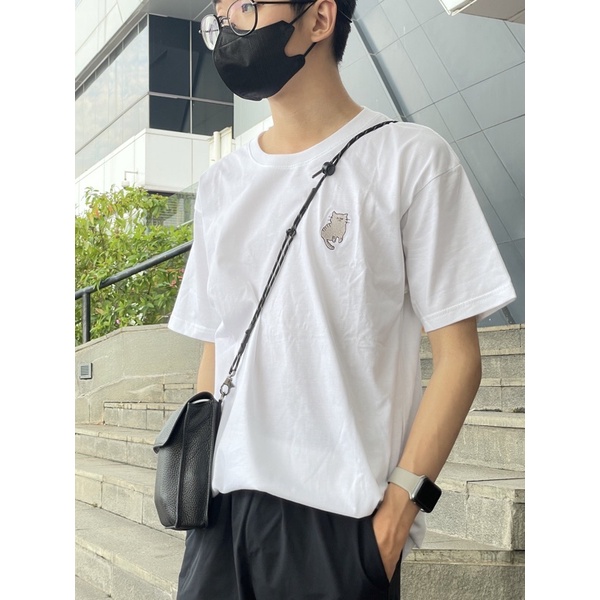 Koocheng Oversized Tee - White Tee Koocheng Bengong