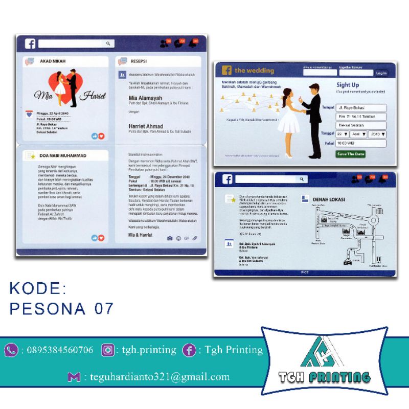 

cetak undangan pernikahan murah/cetak undangan pernikahan/undangan pernikahan/cardwedding/pesona 07-12