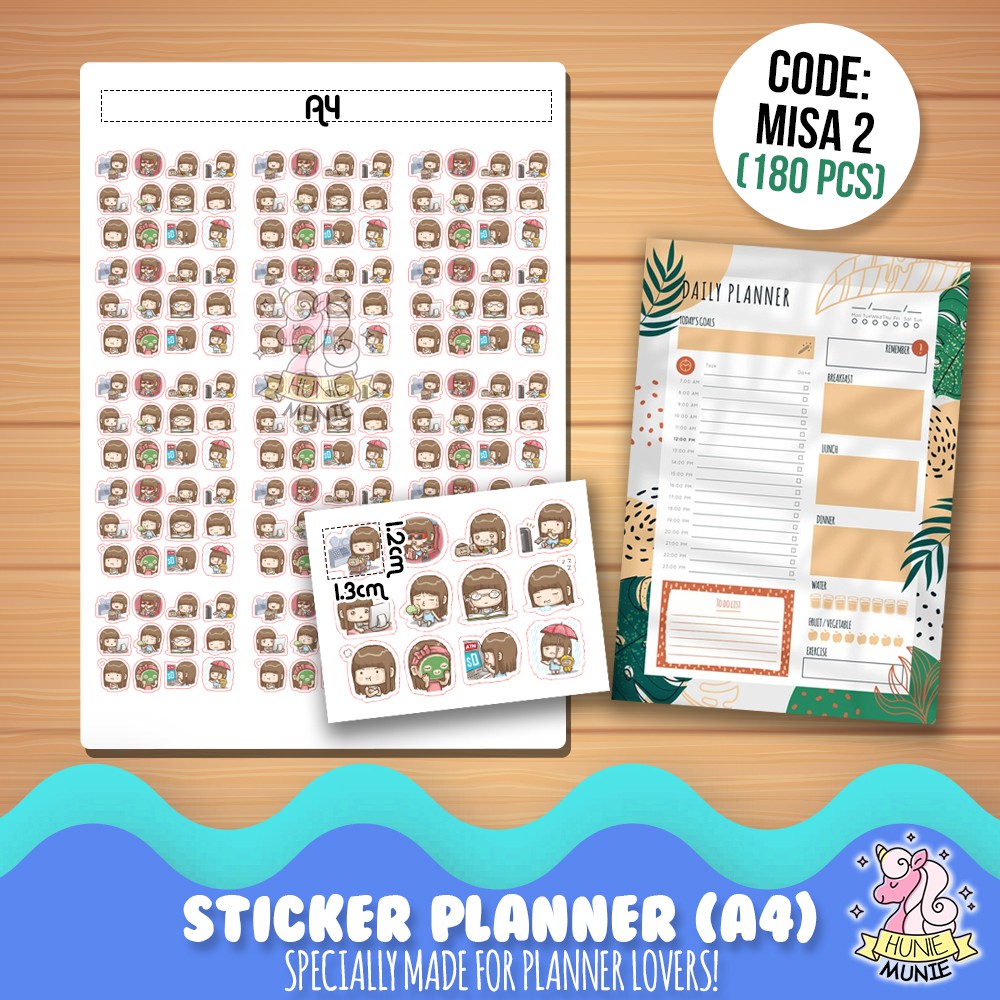 

Sticker Deco Planner - Misa #2 (180pcs) Stiker