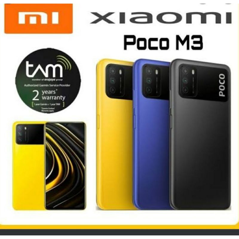 xiaomi poco m3 4/64 new resmi