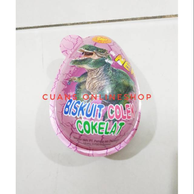 

Kinder Joy Jumbo Besar. Biskuit Colek Cokelat. Snack Kemasan Telur Besar