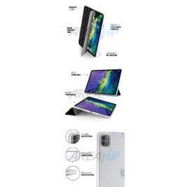 Smart Folio Flip Leather Origami PC Case Casing Cover iPad Pro 1,2,3,4 11 M1 M2 2018 2020 2021 2022
