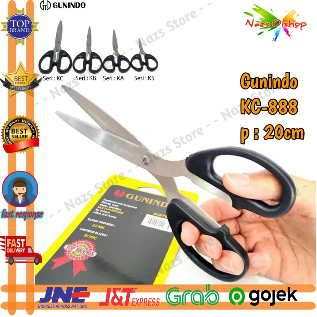 

Gunting Scissors Gunindo Sister KC-888 Besar 20cm