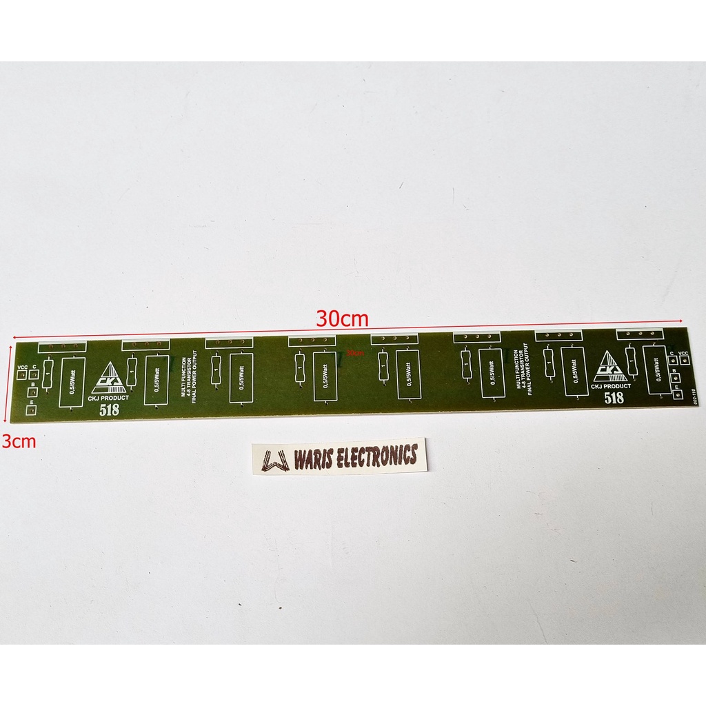 PCB Strip TR Final Transistor 4 set 30cm line CKJ