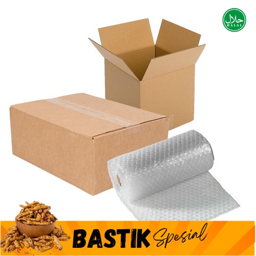 

Tambahan Packing Kardus dan Bubble Wrap