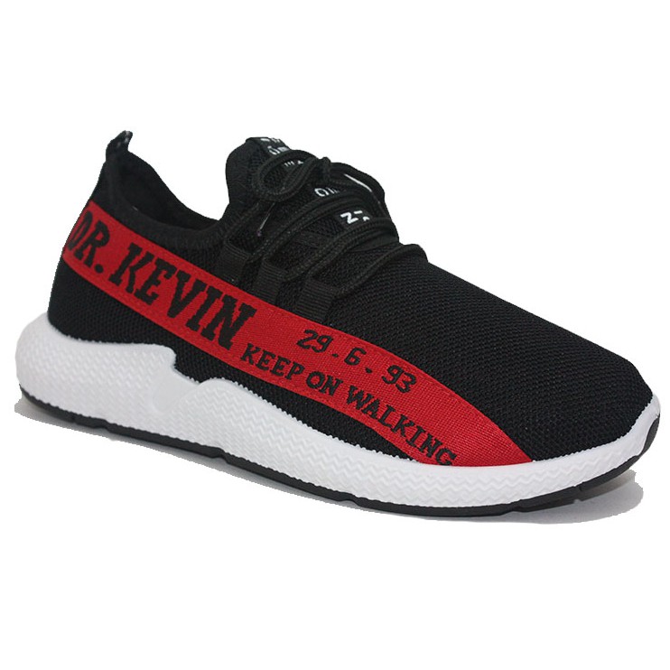 Dr. Kevin Sepatu Sport Wanita Sneakers 43376 - (2 Color Options) Hitam/Putih & Hitam/Merah