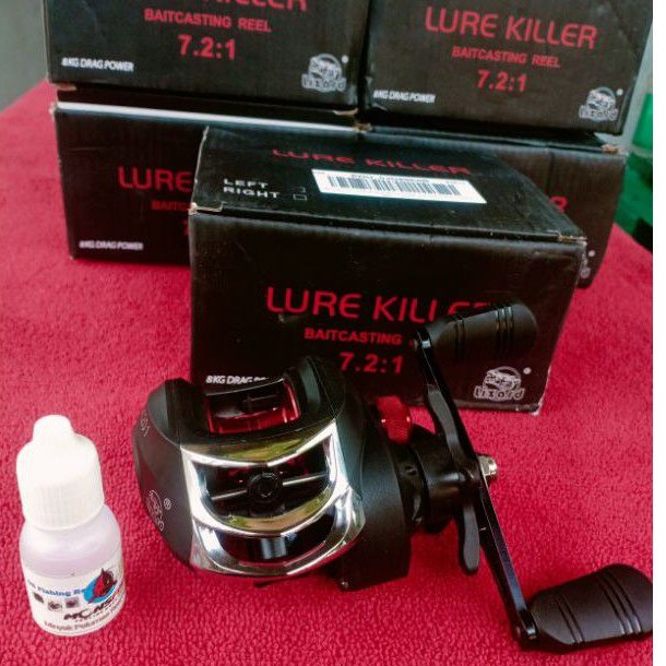 hendle kiri rel baitcasting reel BC rell bait casting kesting rel ril pancing LURE KILLER LK-201